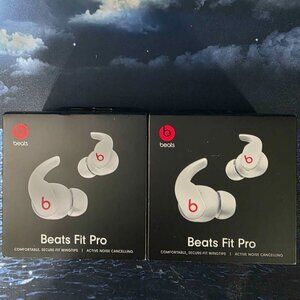 NEW Beats Fit Pro True Wireless Noise Cancelling In-Ear Earbuds - WHITE